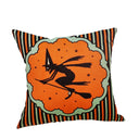 Truc of behandelen/pompoen print Happy Halloween Sierkussen Cover Kussen Case breve print Kussensloop Kussenhoes