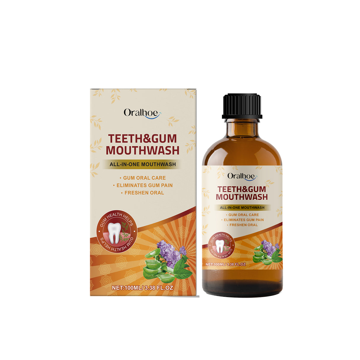 Herbal Mouthwash, Herbal Ingredients Gently Clean Teeth Odor Daily Care Mouthwash - V.I.P Digital Presence