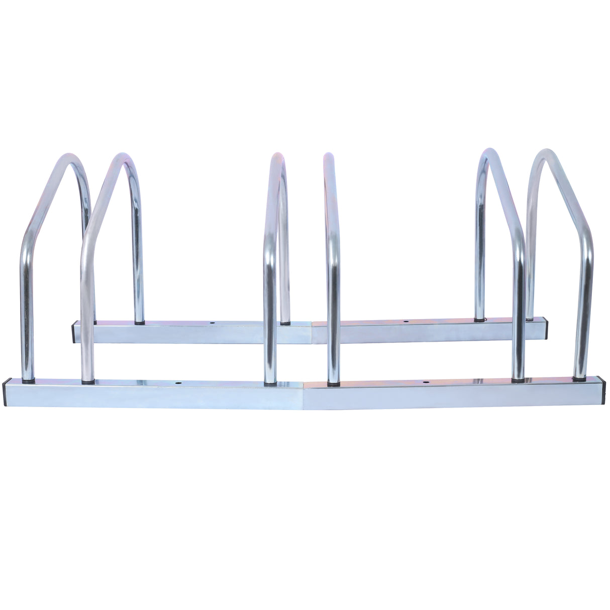 3 bicycle parking racks, 22-28 inch wheel supports, maximum tire width 2.15 inches, galvanized - V.I.P Digital Presence