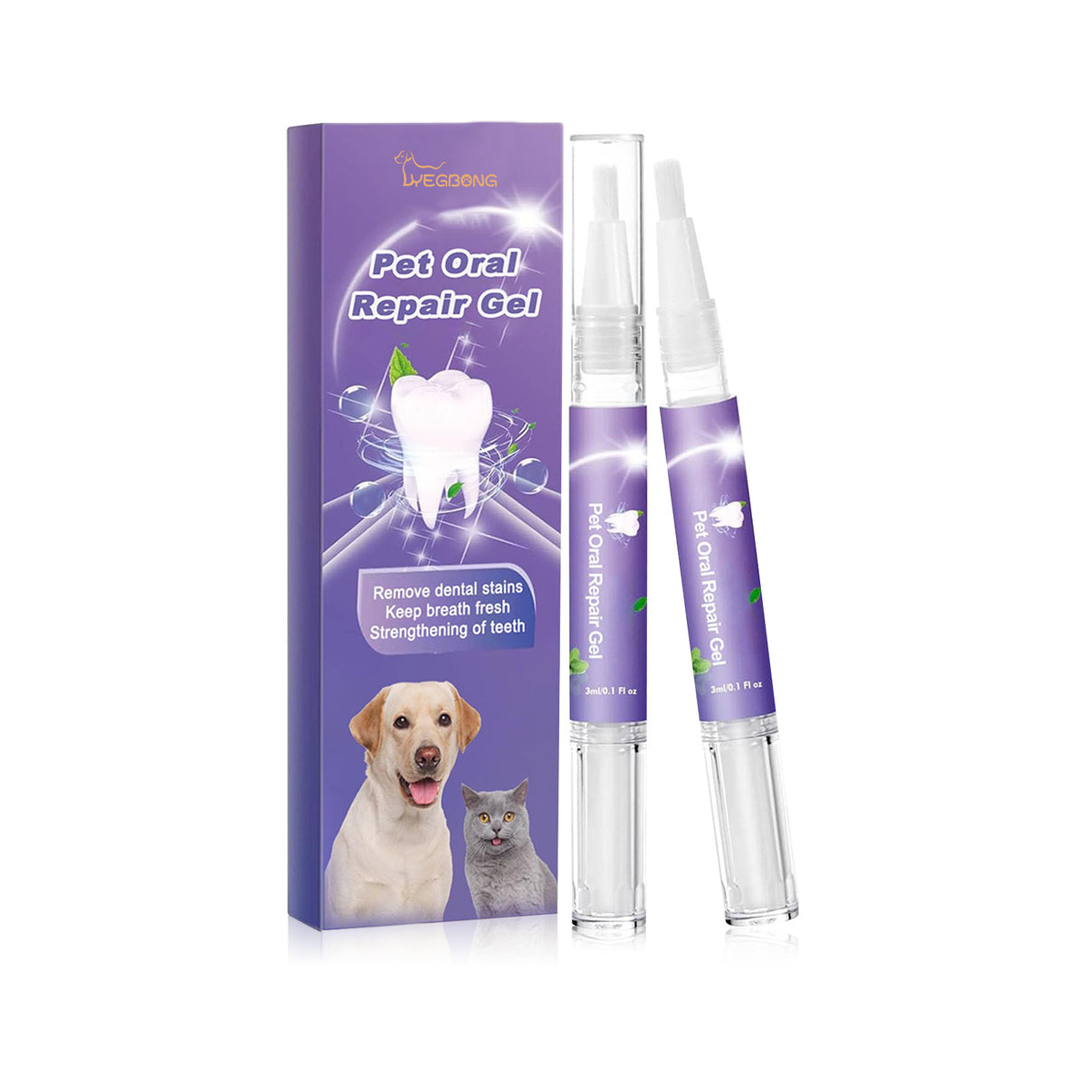 Pet Oral Repair Gel, Deep Cleaning Dog And Cat Tooth Stains Oral Cleaning Care - V.I.P Digital Presence