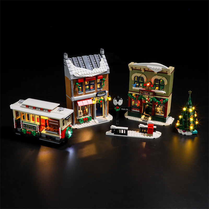 YEABRICKS is compatible with LEGO 10308 Festival Street building blocks, LED lighting, Christmas series toy lights - V.I.P Digital Presence
