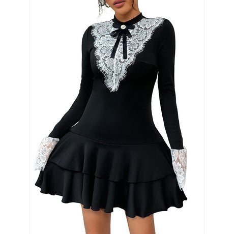 Lace   Party Mini Dress for Women - V.I.P Digital Presence