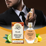 Amber Wood Perfume Spray Fresh Scent Exudes Charm Amber Natural Light Long-Lasting Portable Perfume - V.I.P Digital Presence
