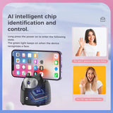 360° Rotation Automatic Face Tracking Gimbal Mobile Phone Holder APP-Free AI Face Recognition Phone Tripod for Live Vlog Video - V.I.P Digital Presence