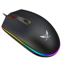 USB illuminated wired mouse, computer peripherals, e-sports games, colorful RGB scrolling light mouse - V.I.P Digital Presence