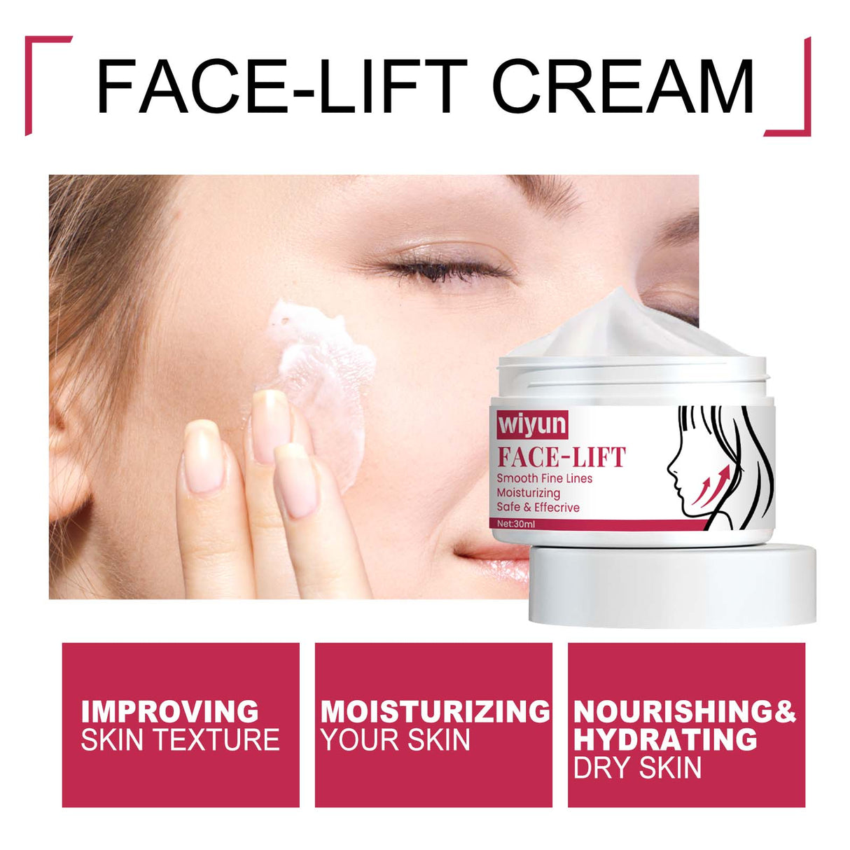 Face-Lift Cream, Firming And Lifting Face Skin Lighten Fine Lines And Wrinkles Hydrating Anti-Aging Cream - V.I.P Digital Presence