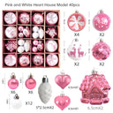 Christmas decoration 6cm electroplated ball plastic ball special-shaped painted Christmas ball gift Christmas tree pendant - V.I.P Digital Presence