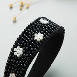 New Fashion Full Pearl Wide Edge Shampoo Headband Pressed Hair Ornament - V.I.P Digital Presence
