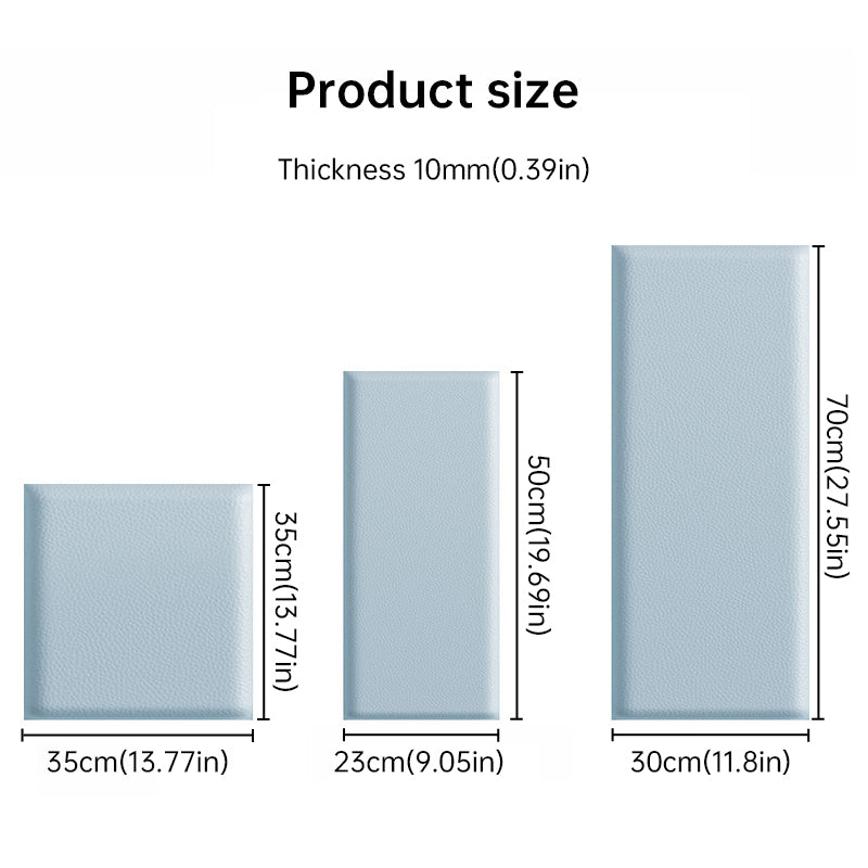 Kids' 3D Wall Stickers, Self - adhesive Soft Leather Bags, Anti - collision Wall & Bedhead Panels, 2 - 8 pcs - V.I.P Digital Presence