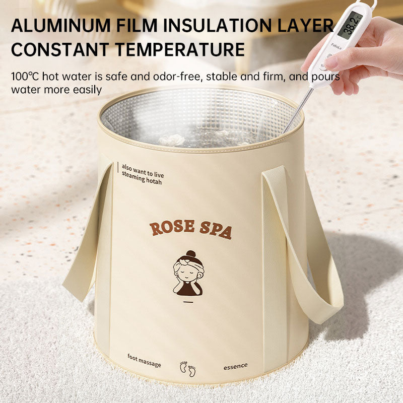 Foldable foot bath bag foot bath basin deep barrel over calf dormitory fumigation foot bath barrel household portable foot bath - V.I.P Digital Presence