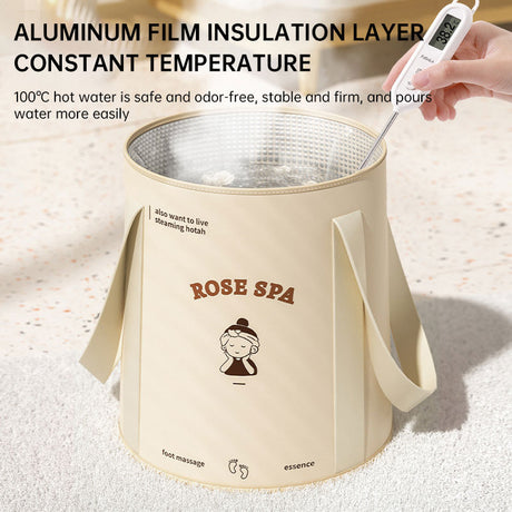Foldable foot bath bag foot bath basin deep barrel over calf dormitory fumigation foot bath barrel household portable foot bath - V.I.P Digital Presence