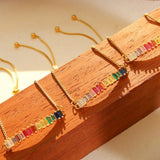 Contrast Zircon Titanium Steel Bracelet - V.I.P Digital Presence