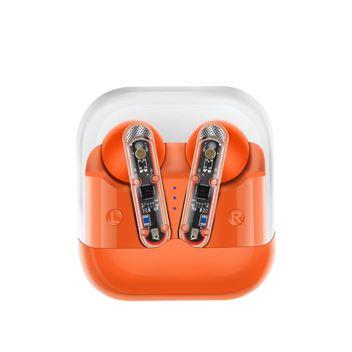 AKZ-S26 Wireless Sports Earphones Mini Transparent Shell Bluetooth Earphones TWS Lightweight Running Tpye-c Heavy Bass - V.I.P Digital Presence