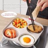 Fried Egg Burger Machine Frying Pan Non-Stick Surface Household Four Hole Breakfast Pan Fried Egg Divine Tool Pancake Pan - V.I.P Digital Presence