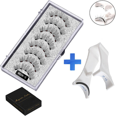 Five magnetic adhesive free magnetic eyelash clamp set for European and American thick magnetic eyelashes - V.I.P Digital Presence