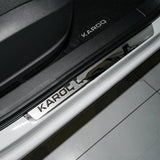 Stainless steel ultra-thin mirror faced welcome pedal ultrasonic threshold strip - V.I.P Digital Presence