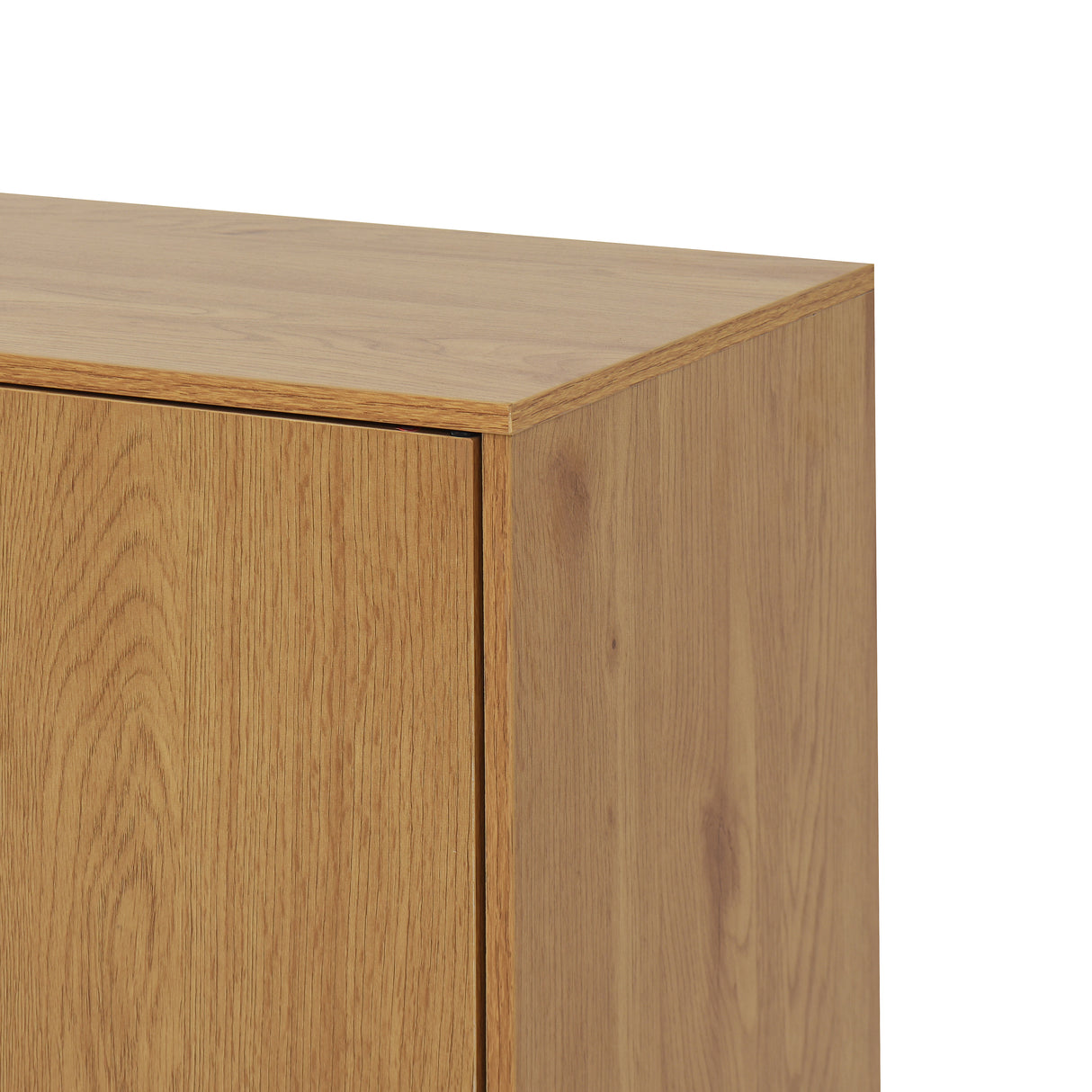Side panel buffet cabinet with storage room, 47.2 "natural wood color kitchen cabinet with 3 drawers and 2 doors - V.I.P Digital Presence