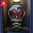 Men's wheel hub rotating fashionable and waterproof quartz watch - V.I.P Digital Presence