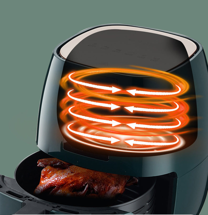Household Appliances Smart Touch Automatic Power Off Touch Large Capacity Air Fryer Visual Air Fryer 5.5L - V.I.P Digital Presence
