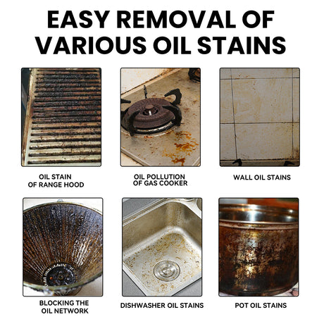 Heavy Oil Foam Cleaner, Kitchen Stove Range Hood Wash Basin Oil Dirt Removal Cleaner - V.I.P Digital Presence