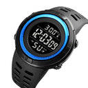 SKMEI 1681 Body Temperature Men's Watch Electronic 5Bar Waterproof Long Battery Life Alarm Clock LED Healthy Male Sport Watch - V.I.P Digital Presence