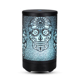 100ml Iron Metal Humificador De Aroma 7 Colors Led Lamp Ultrasonic Electric Skull Aroma Diffuser With Remote - V.I.P Digital Presence