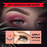Reusable 3D Mink Lashes Natural False Eyelashes Self Adhesive Fake Glue Free Makeup Eyelash Extension Silk - V.I.P Digital Presence