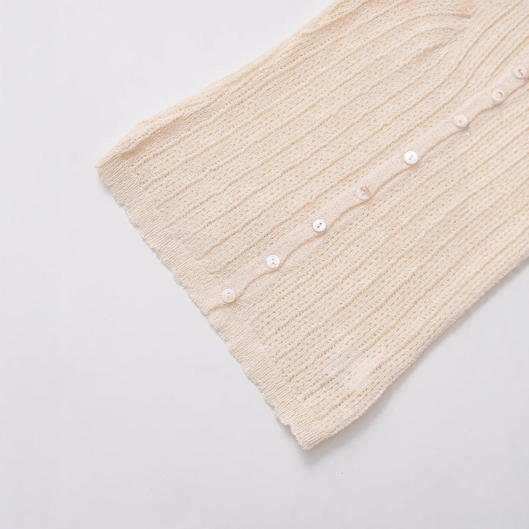 Spring New Style Round Neck Solid Color Loose Knit Sweater - V.I.P Digital Presence