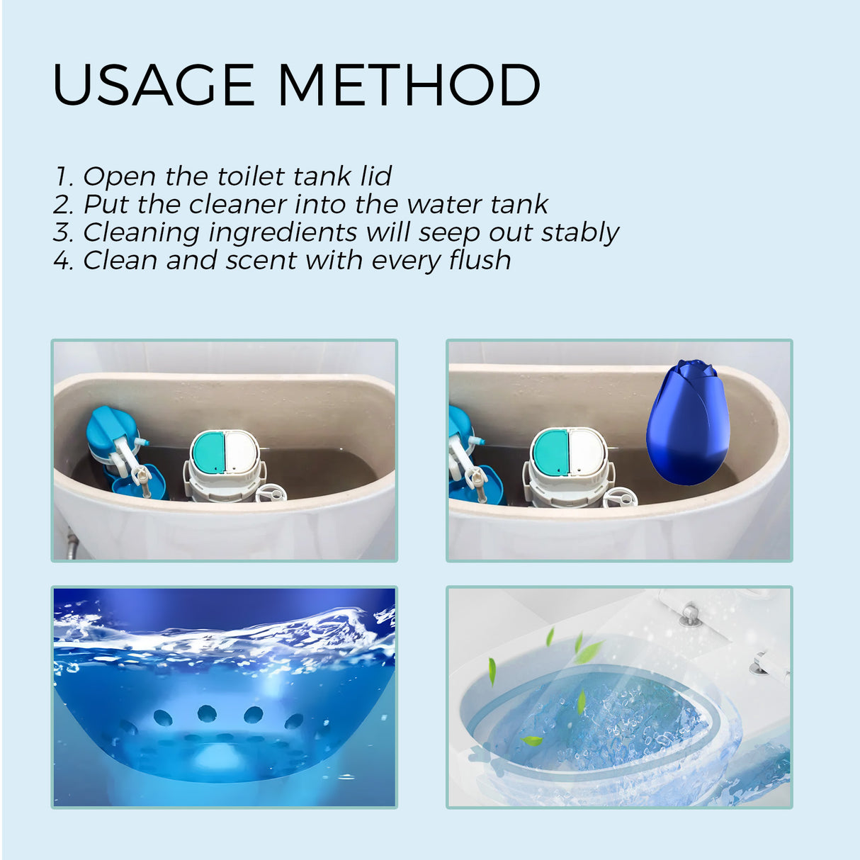Toilet Cleaner, Household Bathroom Toilet Decontamination Descaling Fragrant Clean Toilet Deodorant Agent - V.I.P Digital Presence