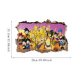 Cartoon anime children's room 3D broken wall wall decoration wall sticker self-adhesive seven dragon ball game wall decoration p - V.I.P Digital Presence