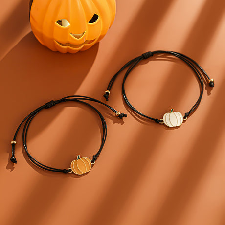 Ghost Festival Ghost Skin Wax Wire Bracelet Black Wind Bat Alloy Bracelet Set - V.I.P Digital Presence