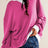 Contrast Dropped Shoulder Long Sleeve Sweatshirt - V.I.P Digital Presence
