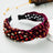 Exaggerated Fashion Hair Bands Female Corduroy Temperament Sweet Hair Ornaments Wide Side Knotted With Diamonds Headband - V.I.P Digital Presence