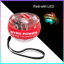 Pelota de mano con LED para entrenamiento de fuerza muscular de muñeca, autoencendido, con contrabrazo, equipo de ejercicio para fortalecer los músculos de la mano.