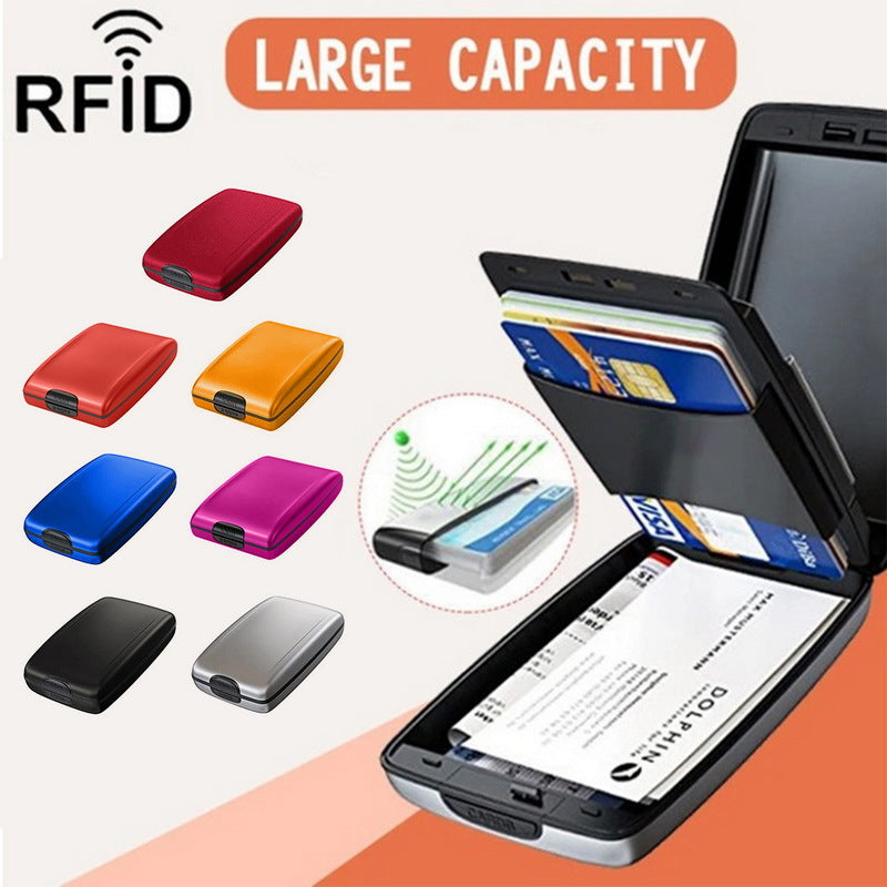 Fashion Bank Card Business Card Case Aluminum Alloy Bank Card Wallet Card Holder Bag Aluminum Bag - V.I.P Digital Presence