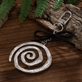 Original Design Spiral Pendant Keychain Versatile Alloy Korean Velvet Pendant - V.I.P Digital Presence