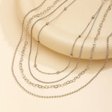Stacked metal thin chain sexy multi-layer sweet cool spicy girl body chain - V.I.P Digital Presence