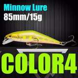 Señuelo de pesca AFISHLURE Wobblers Trucha 85 mm/15 g Minnow Cebos duros Iscas Artificial Pesca Leurre