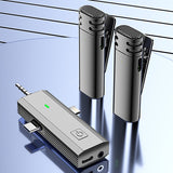 Wireless lavalier microphone 3-in-1 mobile phone camera sound card AI noise reduction Tiktok live broadcast wireless microphone - V.I.P Digital Presence
