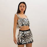 Cyberpunk nightclub style sexy slim fit backpack skirt Body Chain - V.I.P Digital Presence