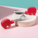 Baby Gadgets Tableware Set Children Utensil Stainless Steel Toddler Dinnerware Cutlery Cartoon Infant Food Feeding Spoon Fork - V.I.P Digital Presence