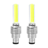 FORAUTO 2PCS Car Wheel LED Light Motocycle Bike Light Tire Valve Cap Decorative Lantern Tire Valve Cap Flash Spoke Neon Lamp - V.I.P Digital Presence