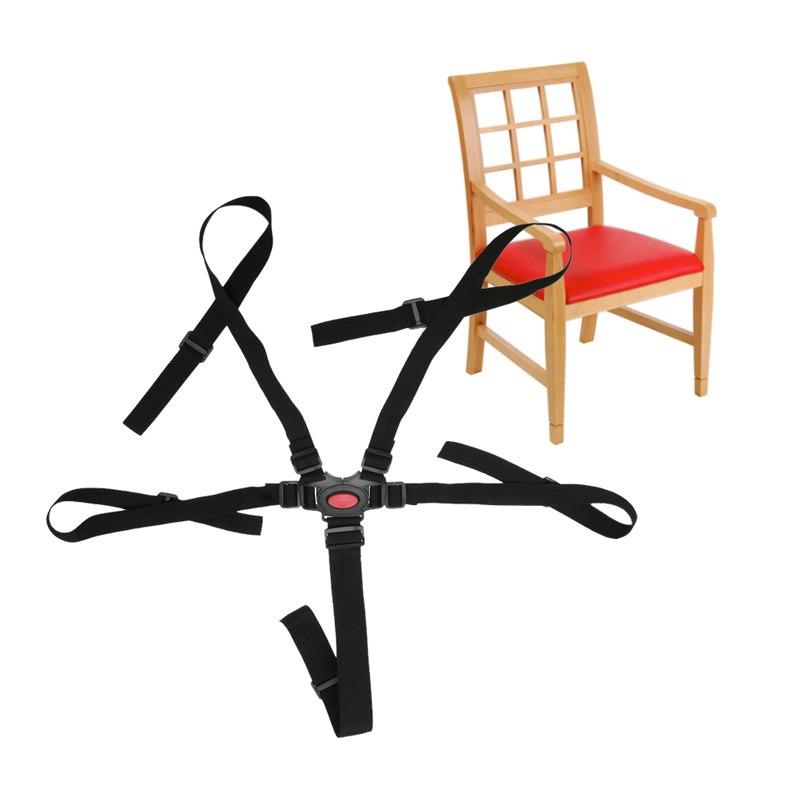 Cinturón de seguridad para cochecito de bebé, arnés de 5 puntos, para silla alta, cochecito de niño, 1 unidad 