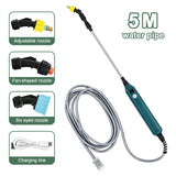 2400mAh Portable Electric Sprayer Wand. 3 nozzles, high - pressure, for garden plant watering. - V.I.P Digital Presence