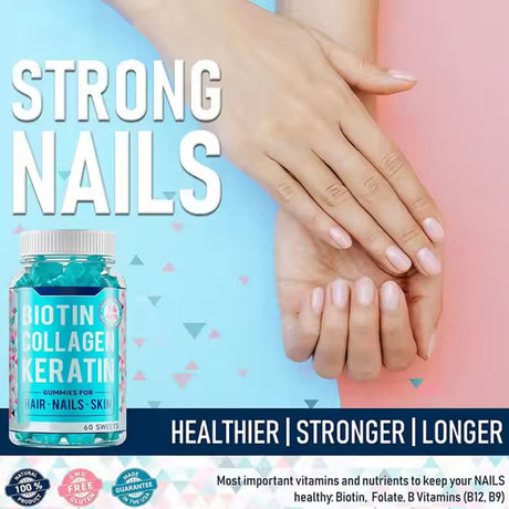 Collagen gummy hair growth biotin gummy - V.I.P Digital Presence