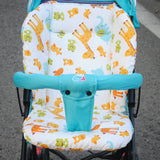 Cojín para trona de bebé y niño, cojín para asiento elevador, cojín para silla de comer, cojín para cochecito, cojín de tela de algodón 