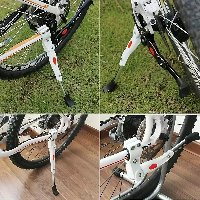 Adjustable bicycle rack, parking rack, side rack for 22, 24, 26 - inch mountain bikes - V.I.P Digital Presence