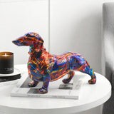 Modern minimalist sausage dog ornaments, creative home wine cabinet decorations, office desktop decorations, handicrafts - V.I.P Digital Presence
