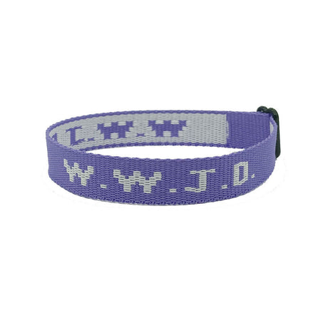 Alphabet Jacquard Printed Wrist Strap Bracelet Strap Unisex WWJD Bracelet Adjustable Bracelet - V.I.P Digital Presence