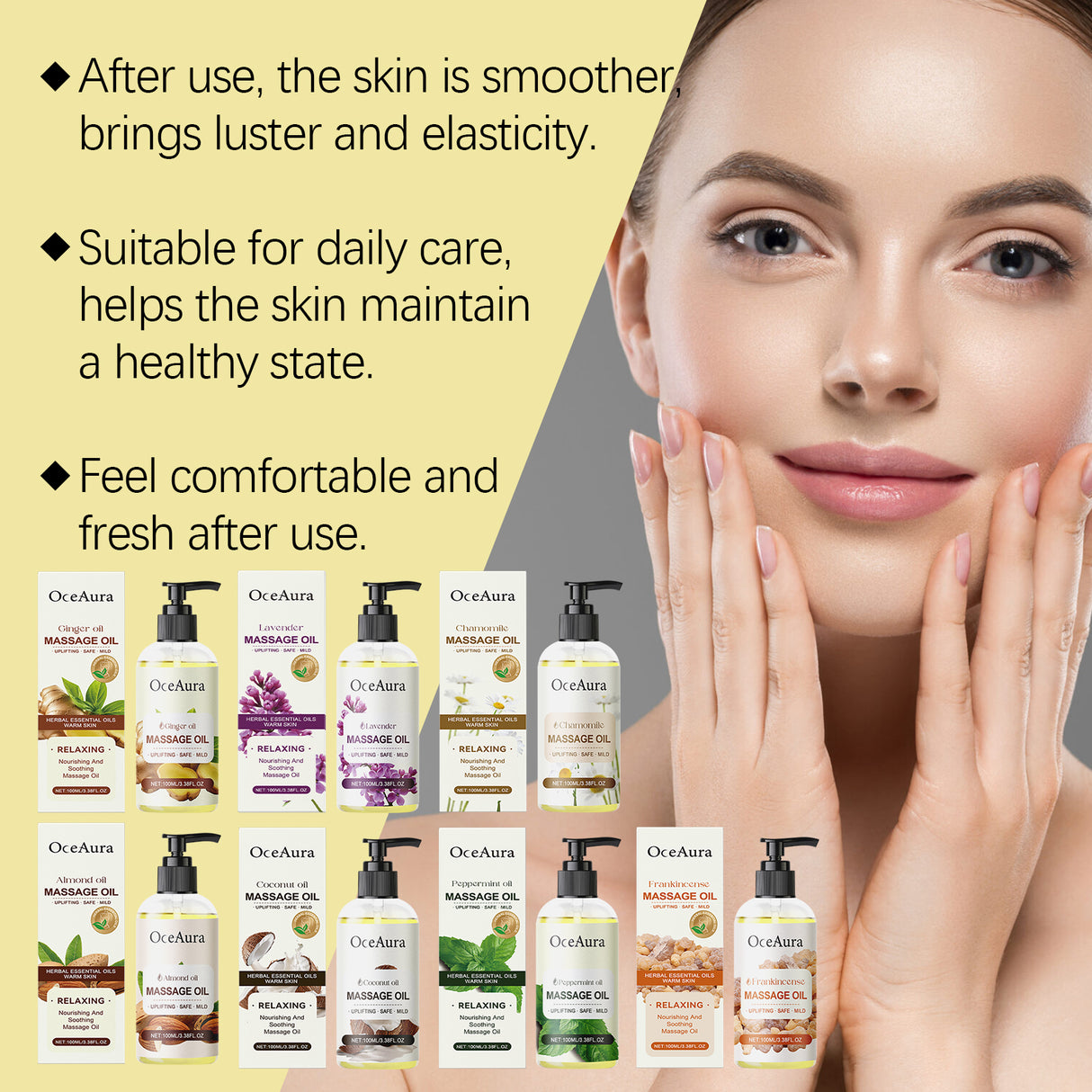 Almond Body Essential Oil Hydrating And Moisturizing Body Moisturizing Massage Essential Oil - V.I.P Digital Presence